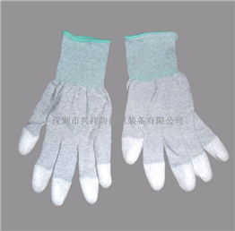 供應防靜電碳纖維塗指手套 防靜電手套 防靜電無塵手套（圖片）生産廠家